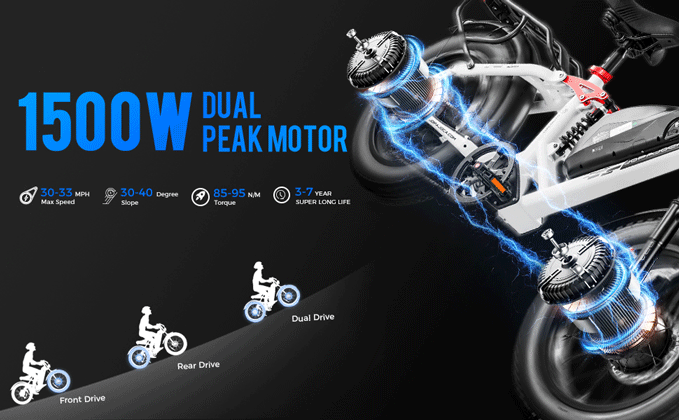 Dual Motor Electric Bike